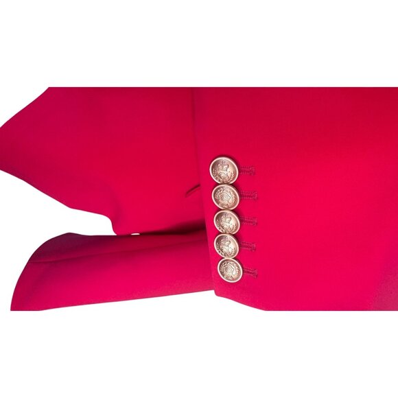 2/$30 NWT Choosy Size 6 Deep Rose Pink Double Breasted Betsy Blazer - Picture 6 of 15